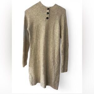 Abercrombie & Fitch Tan Sweater Dress Long